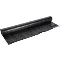 Folie antiburuieni, polietilena, tesuta, neagra, 100 g/m2, 1.5x100 m, Micul Fermier