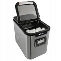 Masina de facut cuburi de gheata, 3 dimensiuni, 120 W, afisaj LCD, ceas si temporizator, rezervor 2.2 L, 12 kg/zi, Ruhhy