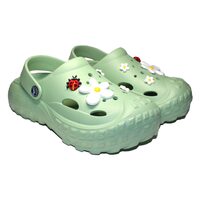 Papuci/saboti, clogs, pentru femei, spuma EVA, verde oliv deschis, marimea 41, Jose Amorales