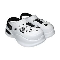 Papuci/saboti, clogs, pentru femei, spuma EVA, alb si negru, marimea 38, Jose Amorales
