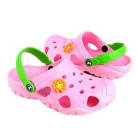 Papuci/saboti, clogs, pentru copii, spuma EVA, roz si verde, marimea 24, Jose Amorales
