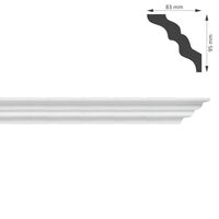 Bagheta colturi, 83x95 mm, 2 m