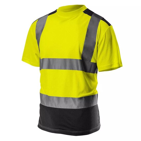 Tricou de lucru, reflectorizant, galben, model Visibility, marimea XL/56