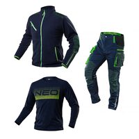 Set imbracaminte de protectie, model Premium, bumbac/poliester/elastan, bleumarin, marime M/50, NEO
