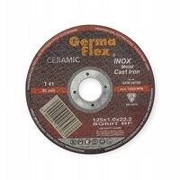 Disc debitat inox, ceramic, 125x1 mm, Germa Flex