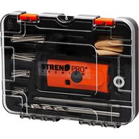 Set pentru dulgheri cu imbinari, dibluri, burghie, suruburi, cuie, opritor adancime, 55 piese