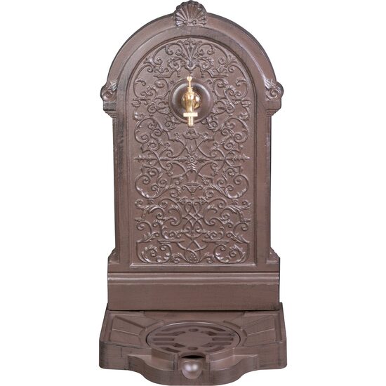 Chiuveta de gradina, aluminiu, maro, 39x33x72 cm, Strend Pro