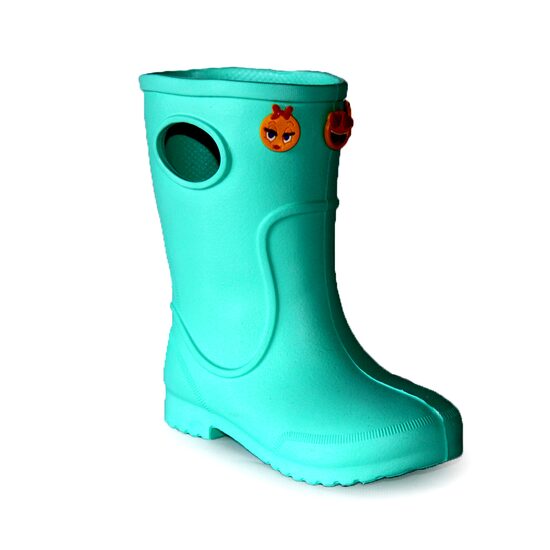 Cizme de cauciuc EVA, pentru copii, turcoaz, marimea 35, Jose Amorales