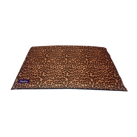 Saltea/perna impermeabila, pentru caine/pisica, model animal print, 80x50 cm