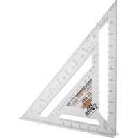 Echer tamplar/dulgher, aluminiu, triunghiular, cu picior, 300x4.4 mm, Richmann Exclusive