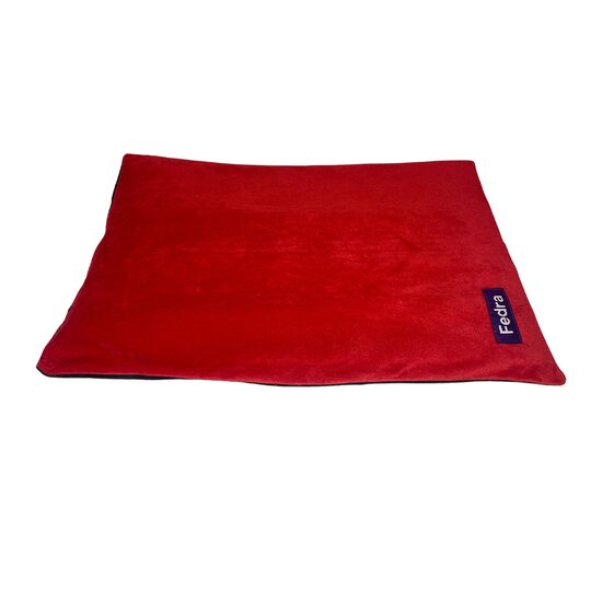 Saltea/perna pufoasa, pentru caine/pisica, rosu, 60x40 cm