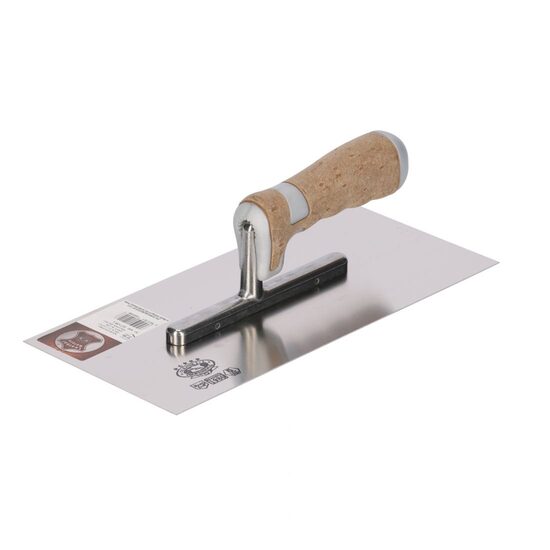 Gletiera inox, 28x13 cm x 0.7 mm, maner piele Alcantara, Olejnik