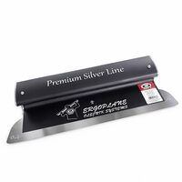 Gletiera profesionala, maner aluminiu, lama inox 0.4 mm, Premium Silver, Medium Flex, 40 cm, Ergoplane, Olejnik