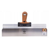 Spaclu inox fatade, 58x10 cm x 0.5 mm, maner pluta, Olejnik