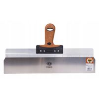 Spaclu inox fatade, 48x10 cm x 0.5 mm, maner pluta, Olejnik