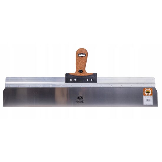 Spaclu inox fatade, 68x10 cm x 0.5 mm, maner pluta, Olejnik