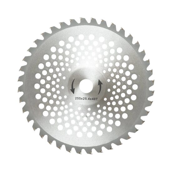Disc circular vidia pentru motocoasa/trimmer, Thor, 255x25.4 mm, 40 dinti