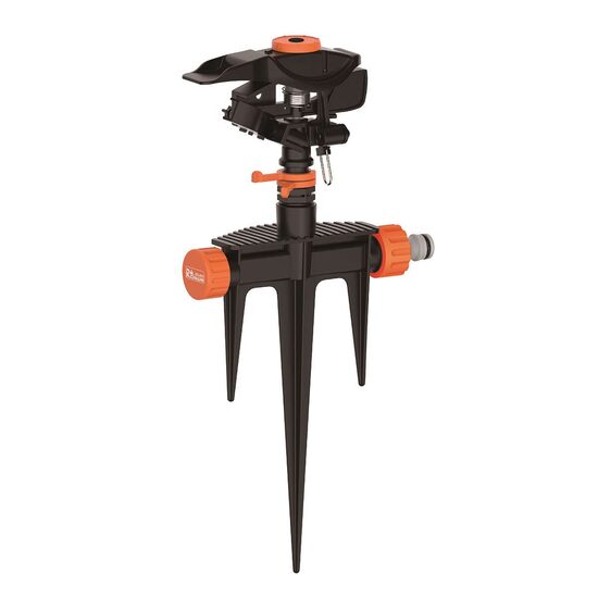 Aspersor pulsatoriu, plastic, cu tarus, 530 mp, Richmann Exclusive