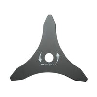 Disc metalic stea pentru motocoasa/trimmer, Thor, 3 dinti lungi, 255x25.4x1.4 mm