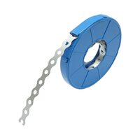 Banda metalica perforata, 17x0.7 mm, lungime 10 m