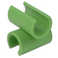 Conector plastic tip T pentru araci de 8 mm, set 30 buc, verde