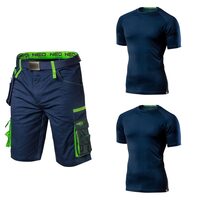 Set pantaloni scurti cu doua tricouri maneca scurta, model Premium, marime M, NEO