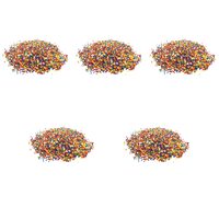 Set 5 bile decorative hidrogel, pentru udarea plantelor, multicolor, 5 g