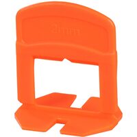 Set 1000 distantiere/cleme/clipsuri pentru nivelare si aliniere a placilor ceramice, 2 mm, Strend Pro