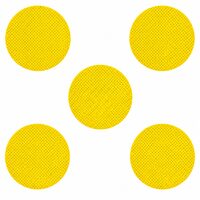 Disc abraziv perforat, suport hartie D-weight, pentru girafa, 225 mm, granulatie P150, prindere velcro, set 5 buc, fara praf, Yellow Pad