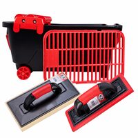 Set galeata pentru aplicare si spalare chit de rosturi, 2 x drisca, 19 L, Olejnik