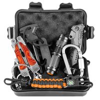Kit turistic, supravietuire, cu geanta, set 8 piese, NEO