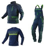 Set imbracaminte de lucru, geaca, salopeta, tricou, model Premium, bleumarin, L/52, NEO