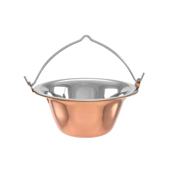 Ceaun pentru servire, inox cu invelis cupru, 0.8 L, Perfect Home