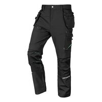 Pantaloni de lucru Mix&Match, elastici, intariri genunchi, negru, marimea XL/54, NEO