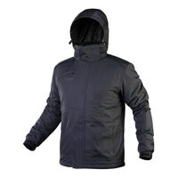 Geaca de lucru Outdoor, impermeabila, cu gluga, negru, marimea M/50, NEO