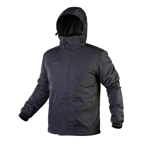 Geaca de lucru Outdoor, impermeabila, cu gluga, negru, marimea XL/54, NEO