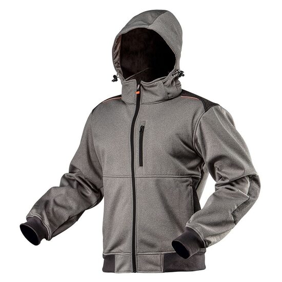 Geaca de lucru softshell cu gluga detasabila, model Outdoor, marimea S/48, NEO