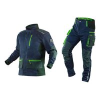 Set imbracaminte de lucru, geaca si pantaloni, model Premium, bleumarin, XL/54, NEO