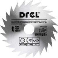 Disc circular 125 mm 24T, DREL