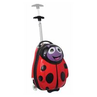Troler (valiza) pentru copii, model buburuza