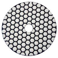 Discheta diamantata pentru lustruit/slefuit uscat, flexibil, P3000, 125 mm, Dedra