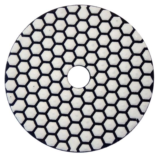 Discheta diamantata pentru lustruit/slefuit uscat, flexibil, P3000, 125 mm, Dedra