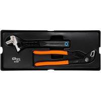 Set cheie reglabila pentru tevi si cleste papagal, sertar TIP A (385x150 mm) pentru dulap mobil, 2 elemnte, RICHMANN EXCLUSIVE