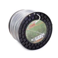Fir rezerva motocoasa, trimmer cu insertie metalica, DUO, tip stea, 2.7 mm x 257 m, Richmann Exclusive
