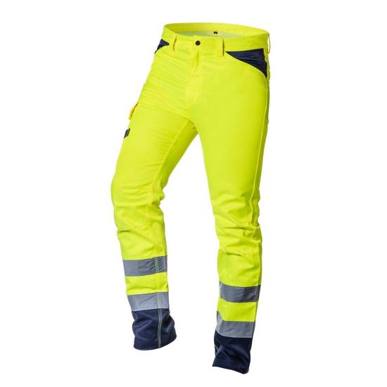 Pantaloni de lucru slim fit, reflectorizanti, model Visibility, marimea S/48, NEO