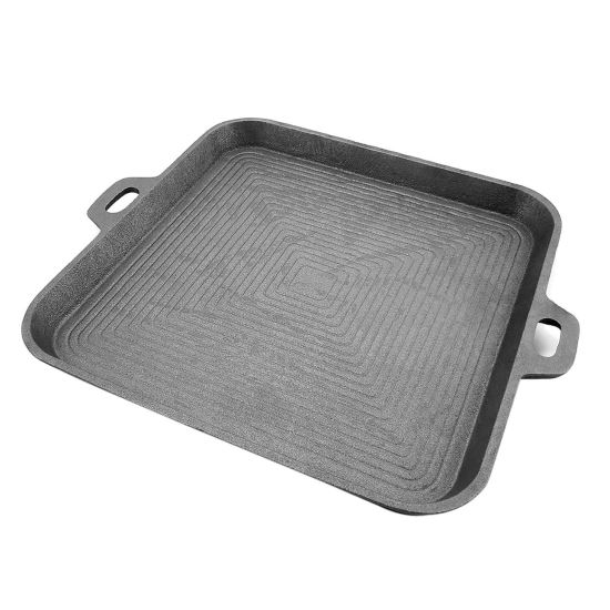 Placa gratar, fonta, patrata, 30x30 cm, Perfect Home 