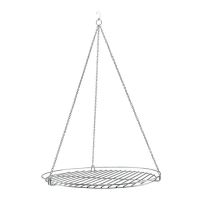 Grilaj, grill, pentru gratar, rotund, cu lant, 60 cm, Perfect Home 
