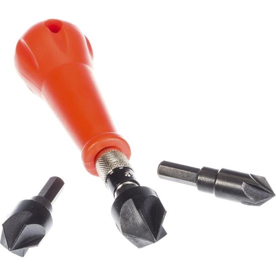 Set freze, 3 piese, pentru sanfren, cu maner, 13,16,19 mm, Uni-Max