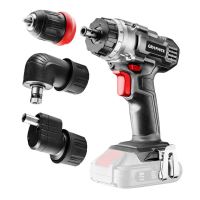 Masina de gaurit, insurubat (bormasina), pe acumulator, 18 V Li-ion (acumulator neinclus), 3 mandrine detasabile, mandrina 10 mm, Graphite Energy