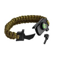 Bratara multifunctionala, model Survival, verde, 5 in 1, NEO 